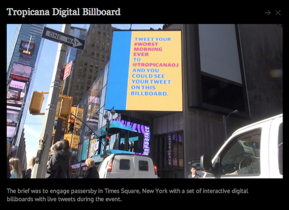 Tropicana Digital Billboard