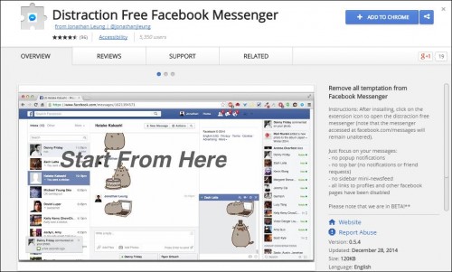 Digital Marketing This Week - Productivity - Distraction Free Facebook Messenger