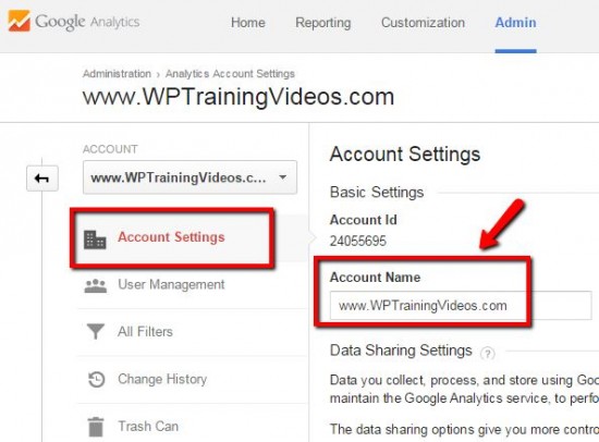 All About Accounts in Google Analytics - 05.Account Name