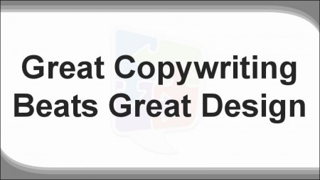 Great Copywriting Beats Great Design
