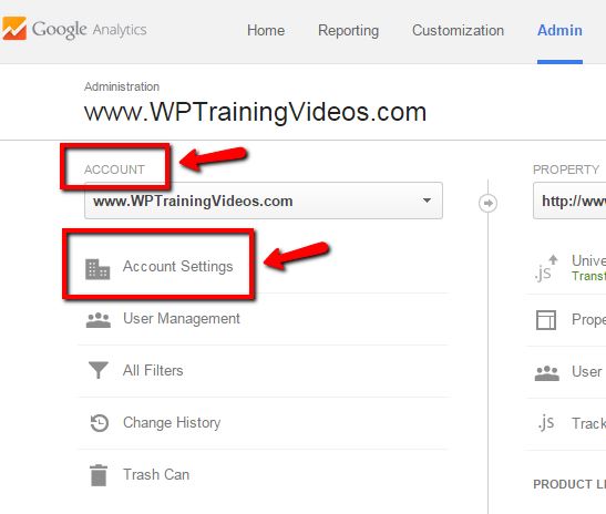 All About Accounts in Google Analytics - 03.Account Settings