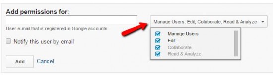 All About Accounts in Google Analytics - 10.Permission level