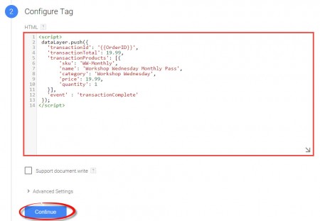 data layer google tag manager